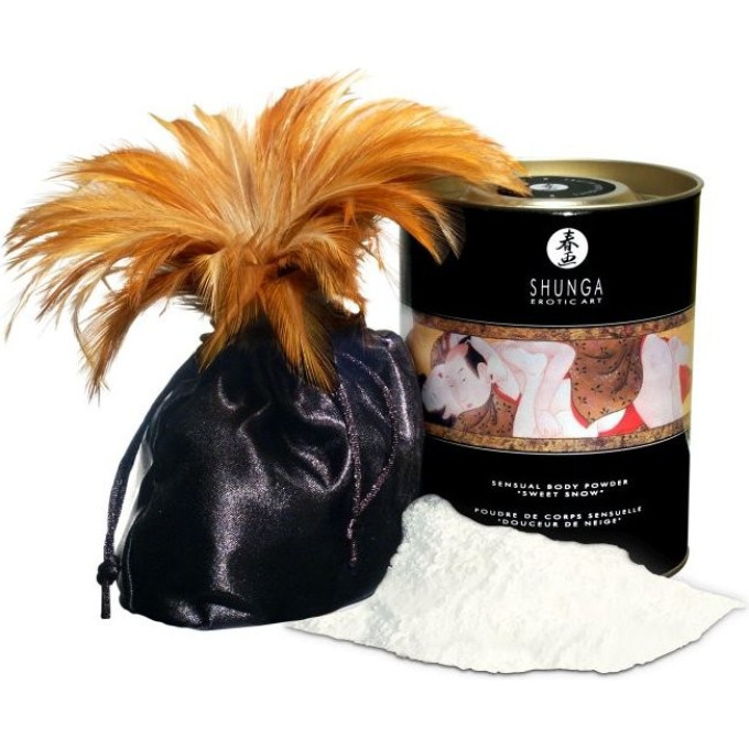 Пудра для тела SHUNGA SWEET SNOW SPARKLING STRAWBERRY WINE (ШАМПАНСКОЕ И КЛУБНИКА) 3004 SG